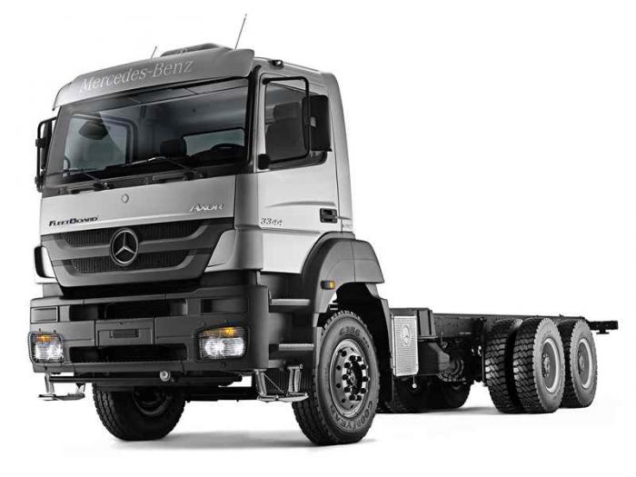 Axor 3344 da Mercedes-Benz foi o caminhão mais vendido do Brasil em março