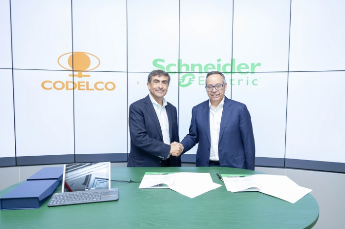 Codelco e Schneider Electric assinam acordo para impulsionar digitalização e eficiência energética