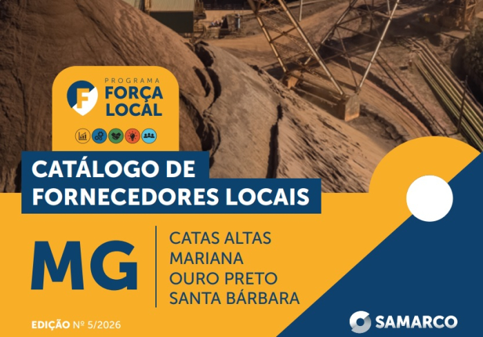 Samarco lança 5ª edição do Catálogo de Fornecedores Locais