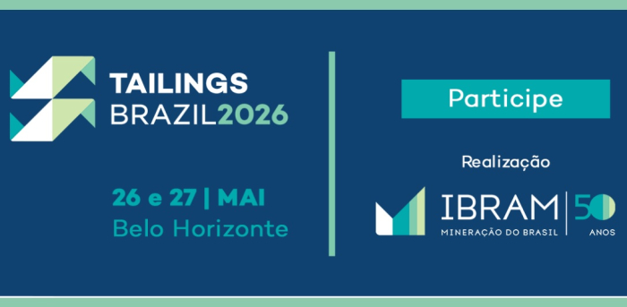 Belo Horizonte recebe Tailings Brazil 2026 com foco em segurança e inovação na gestão de rejeitos