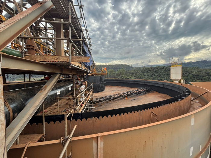 Metso realiza parada programada em cinco espessadores ao mesmo tempo, sem acidentes, e em tempo recorde