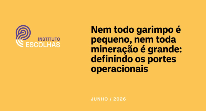 Quando um garimpo deixa de ser um garimpo?