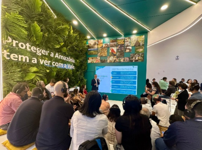 Estande da Vale na Exposibram tem experiências imersivas, palestras e referências da cultura mineira