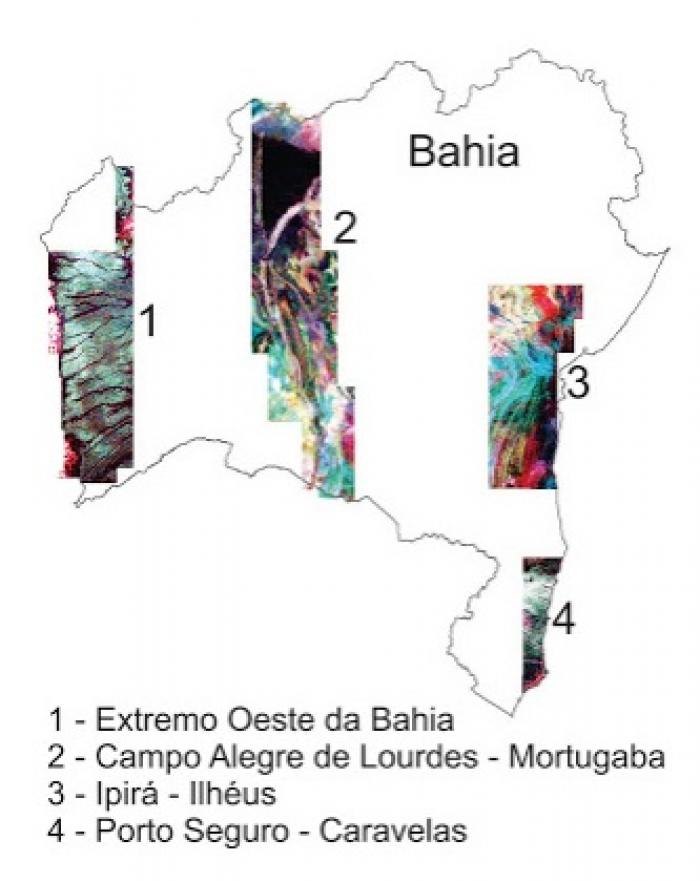 CPRM disponibiliza imagens georreferenciadas de quatro áreas na Bahia
