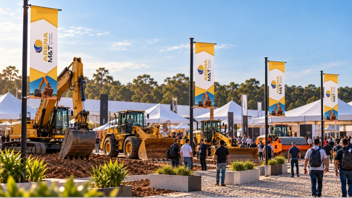 Arena M&T 2026 reúne grandes marcas e soluções para construção, mineração e infraestrutura
