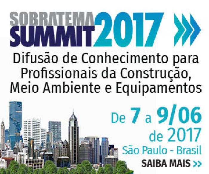 Novas tecnologias para as áreas de construção, resíduos e mineração serão apresentadas em seminário no Sobratema Summit 2017