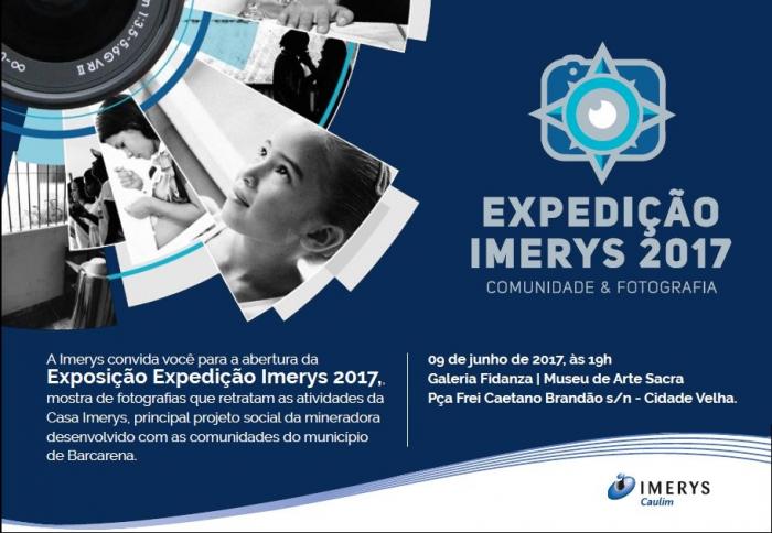 Exposição Expedição Imerys 2017 será inaugurada dia 09 de junho