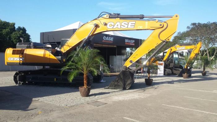 Case exibe suas novas escavadeiras hidráulicas para o setor de rochas