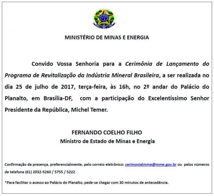 Programa de Revitalização da Indústria Mineral Brasileira