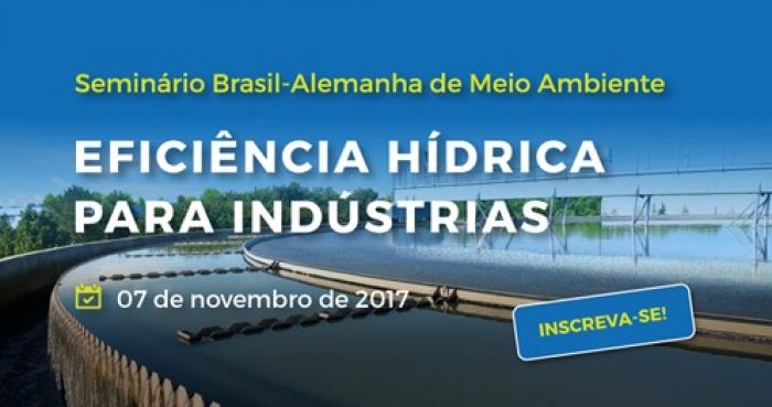 Eficiência hídrica para indústrias é tema de seminário gratuito em São Paulo