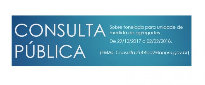 Consulta pública aberta sobre uso de toneladas como medida para agregados