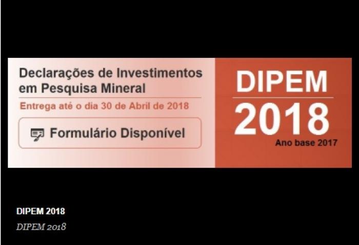 ANM recebe a Declaração de Investimento em Pesquisa Mineral até 30 de abril
