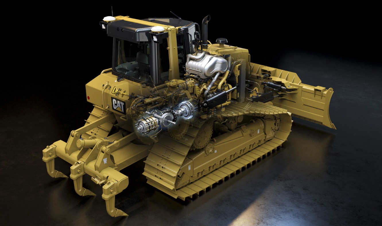Transmiss&atilde;o produzida pela Caterpillar